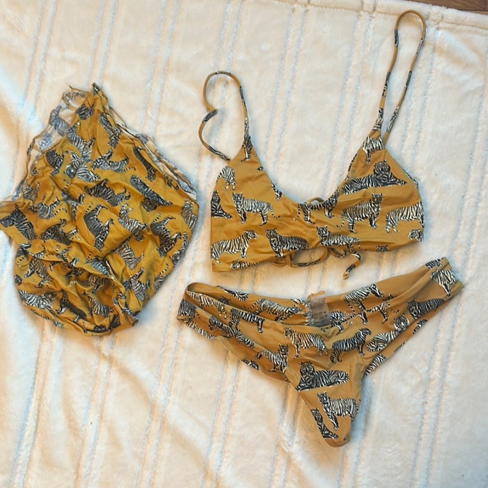 Boys and arrows Tiger Print Bikini Set